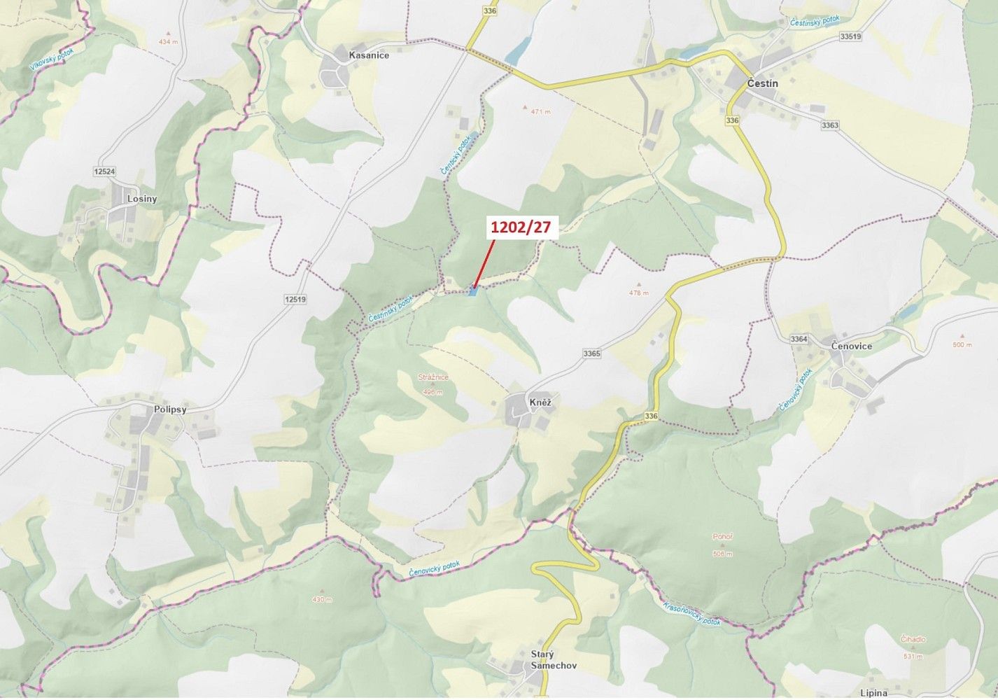 Lesy, Čestín - 1