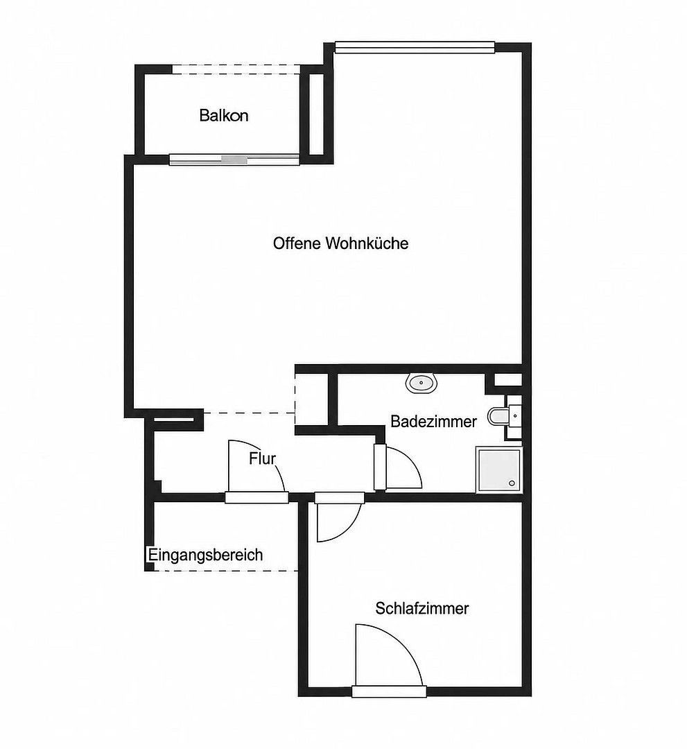 Rodinné domy, Hausotterstraße/Kamekestraße Berlin Reinickendorf Berlin 13409, 52 m² - 1