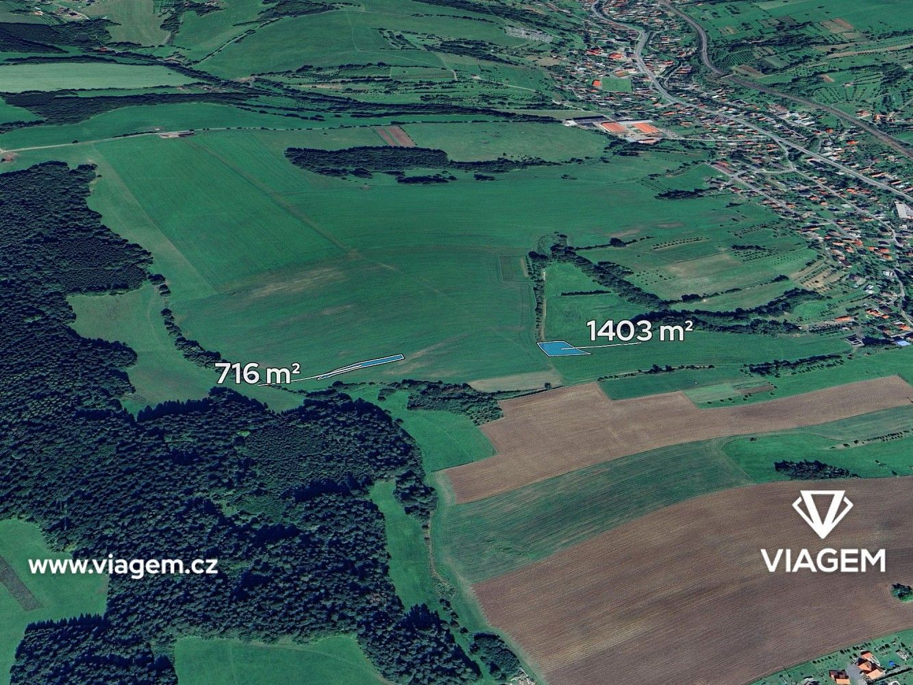 Zemědělské pozemky, Lidečko, okres Vsetín, Zlínský kraj