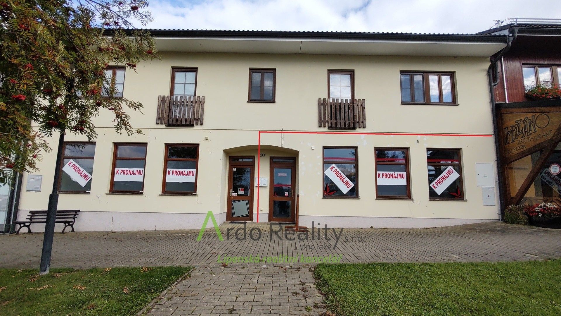 Pronájem kancelář - Lipno nad Vltavou, 66 m²