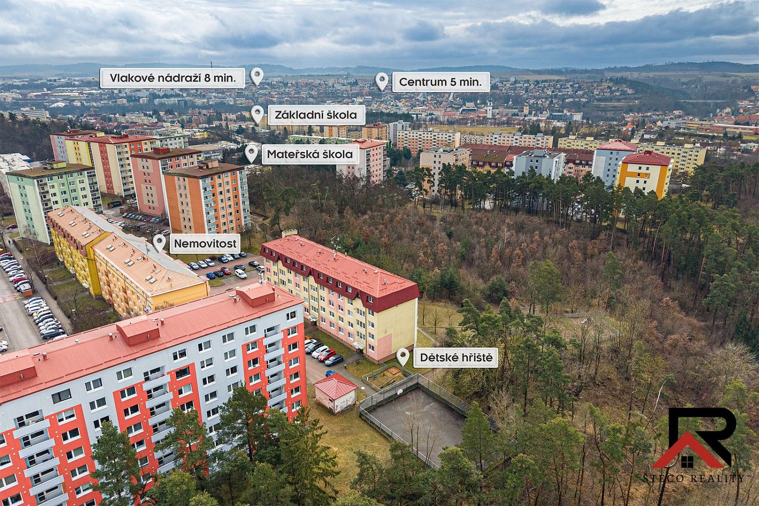 3+1, Třebíč - Nové Dvory, Kraj Vysočina, 75 m² - 1
