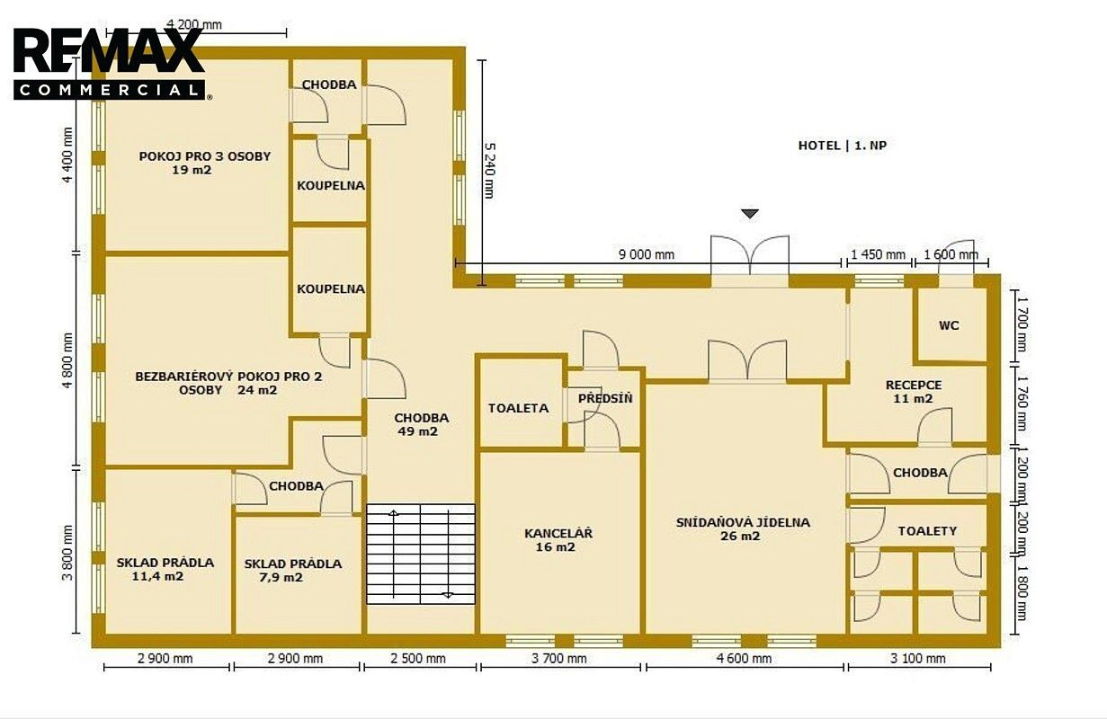 Prodej ubytovací zařízení - Blšany, okres Louny, Ústecký kraj, 1 360 m² - 5