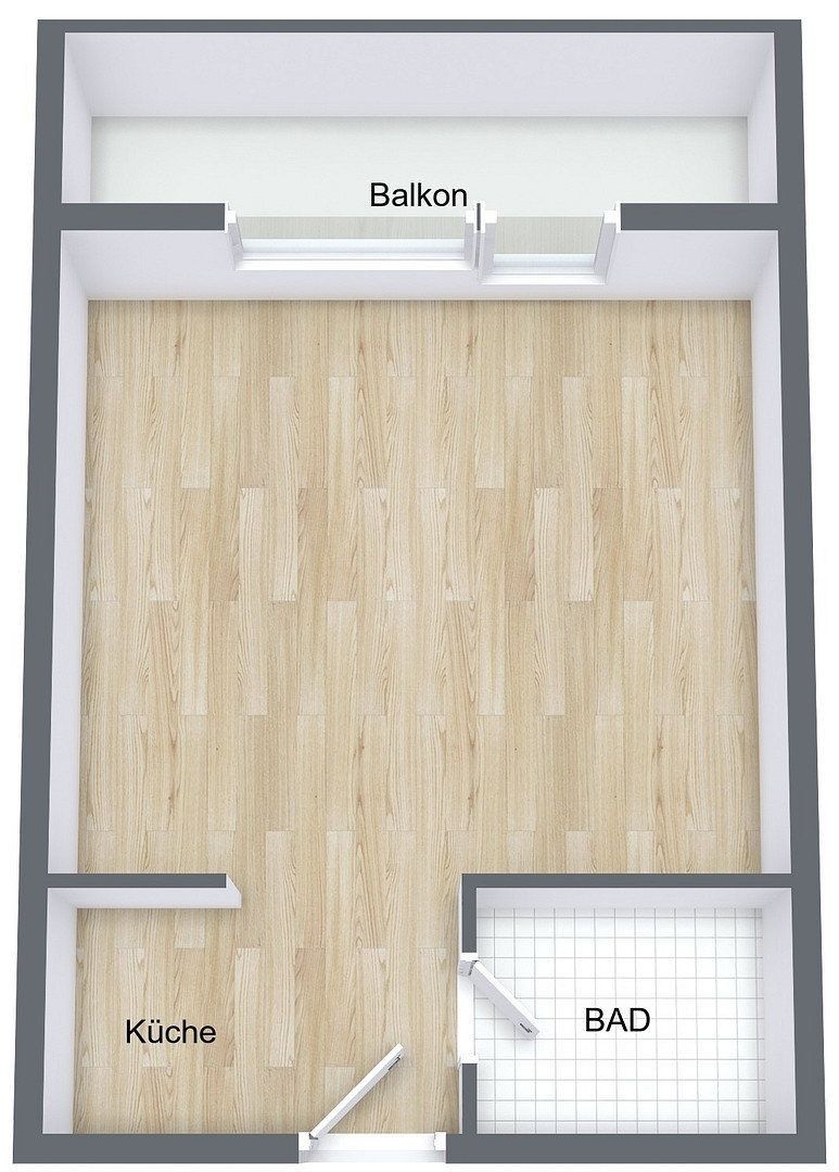 1+1, Hinter d. Mühle, , Bádensko-Württembersko, 30 m² - 2