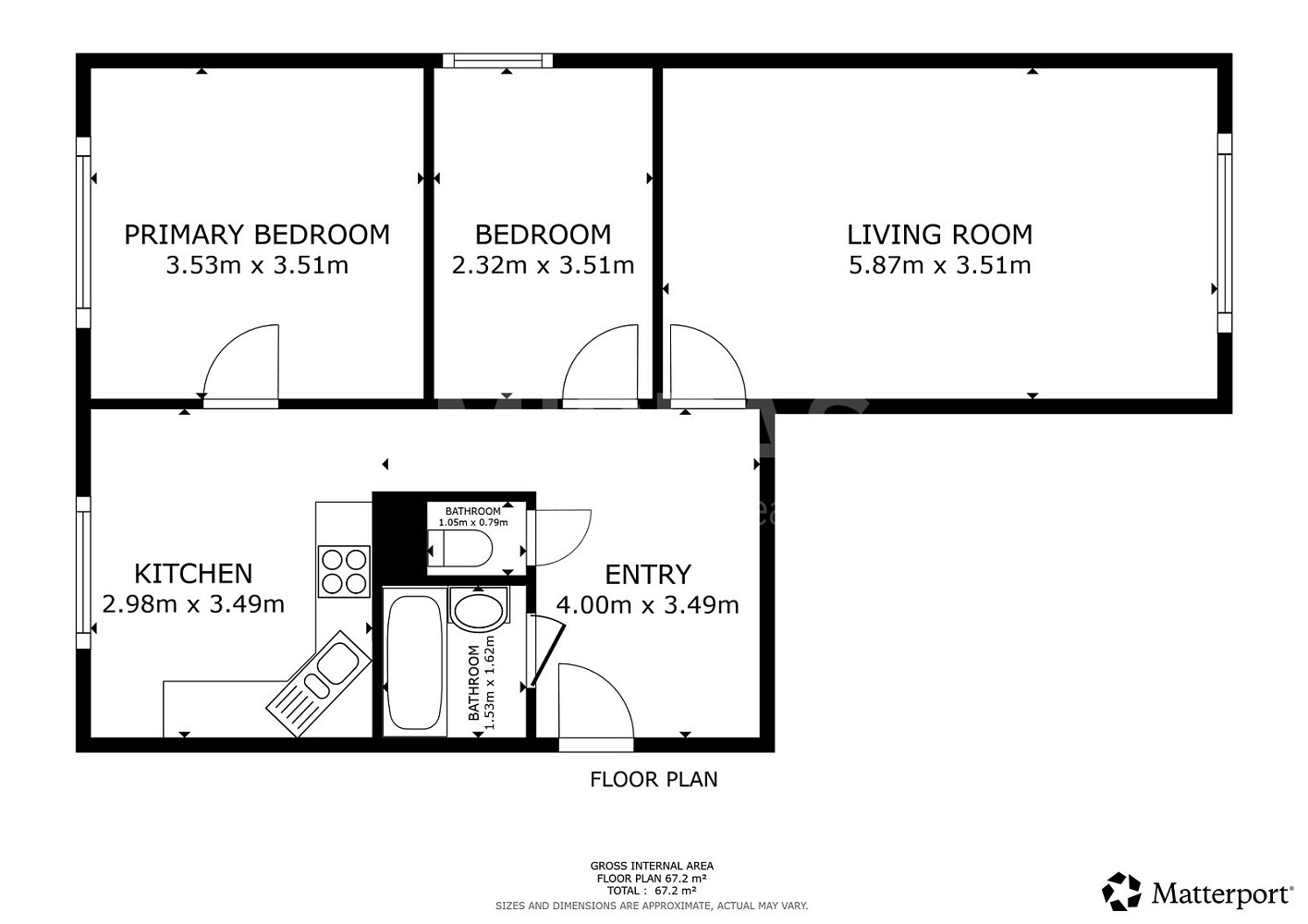 Byt 3+1 · 65 m² · Průběžná, Milovice - Mladá, okres Nymburk - 3