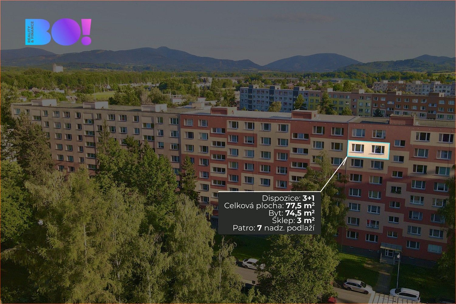 Byt 3+1 · 75 m² · 1. máje, Frýdek-Místek - Místek - 3