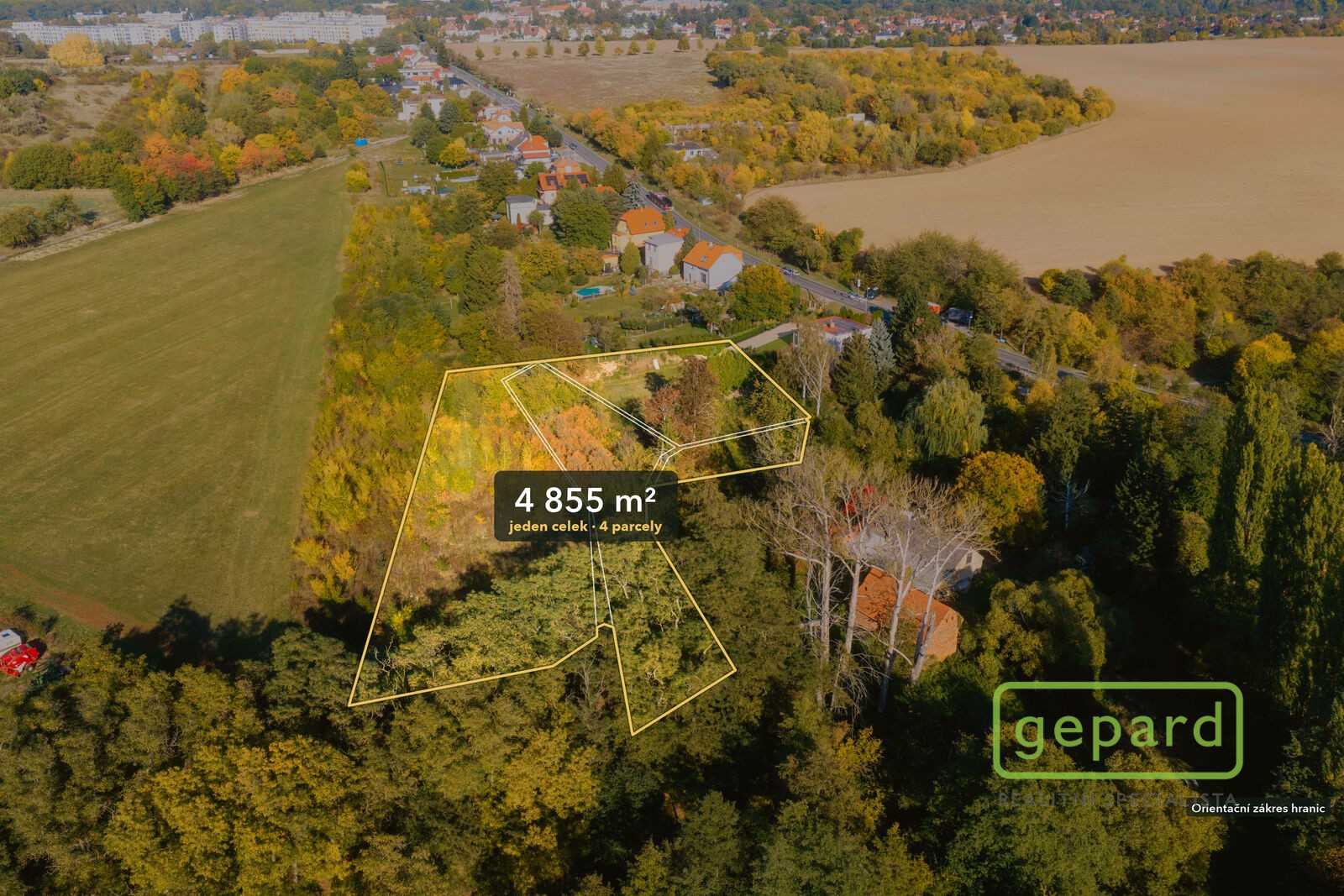 Pozemky pro bydlení, Praha, 4 855 m²