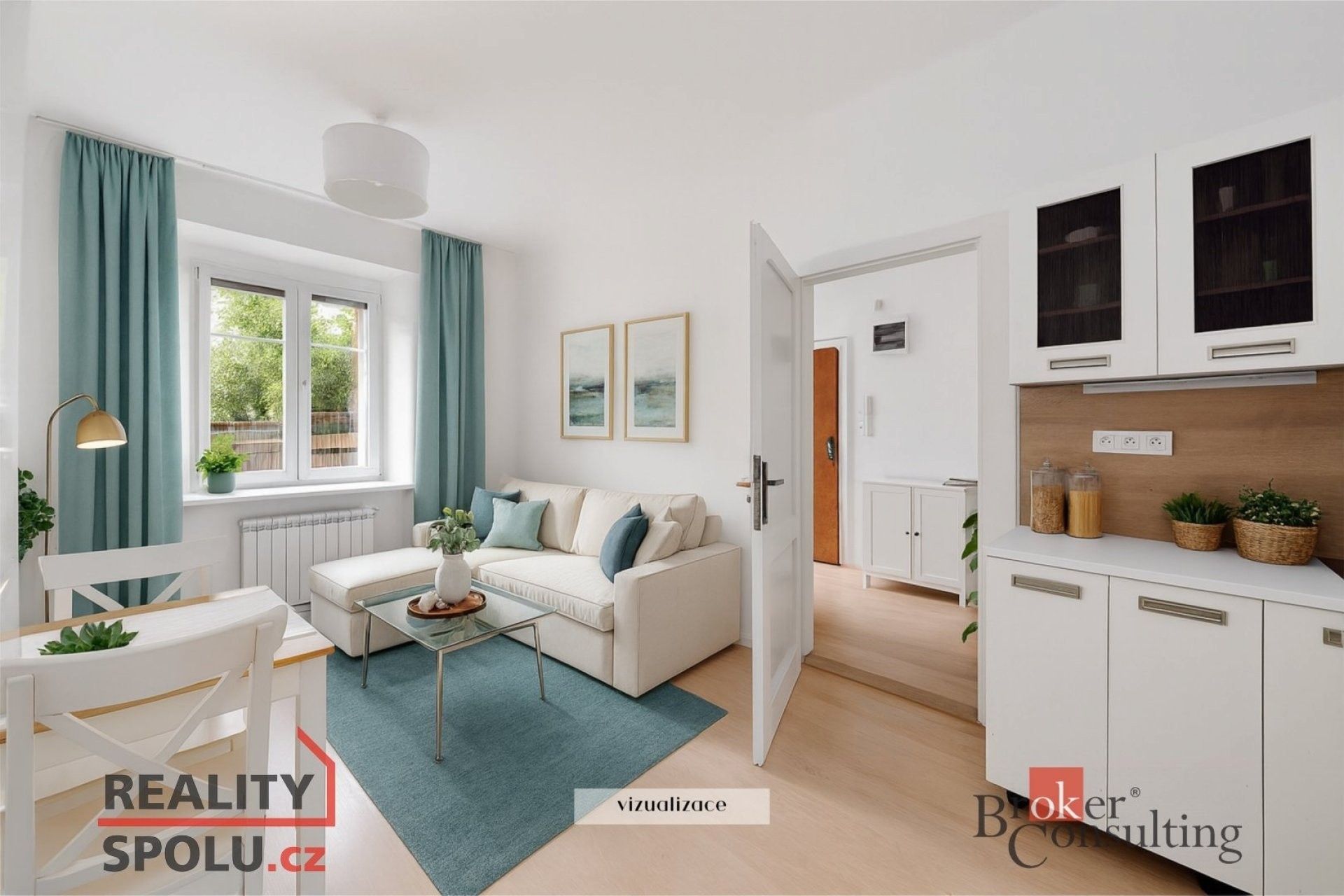 2+kk, Michelská, Praha, 57 m²