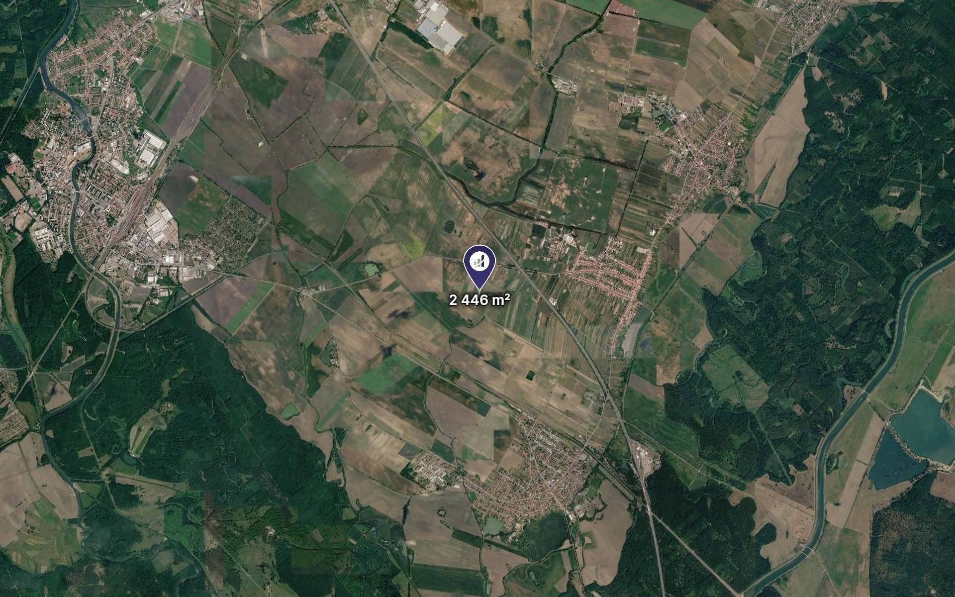 Zemědělské pozemky, Kostice, 2 446 m² - 2