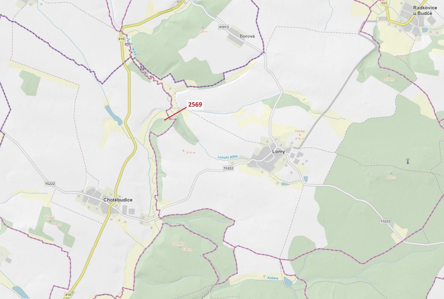 Lesy, Chotěbudice, okres Třebíč, Kraj Vysočina - 1