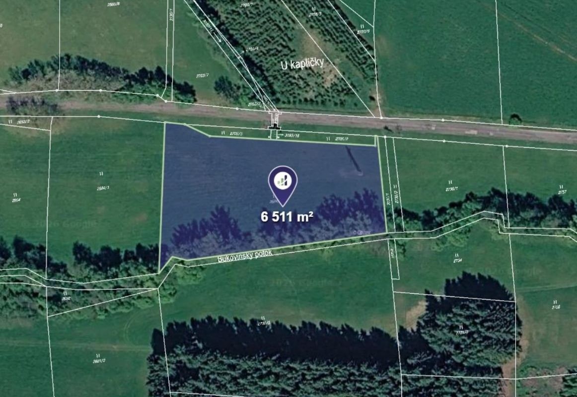 Louky, Čistá u Horek, 6 511 m² - 1