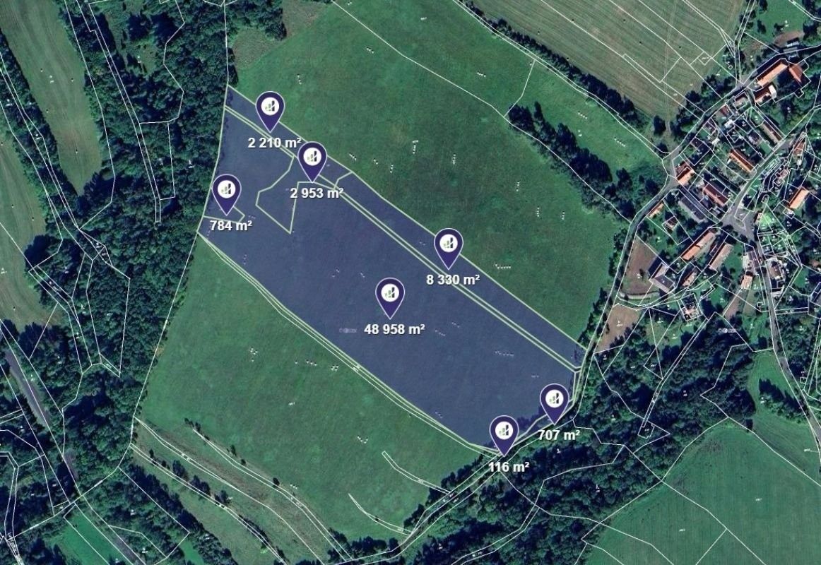 Zemědělský pozemek, 64 058 m²
