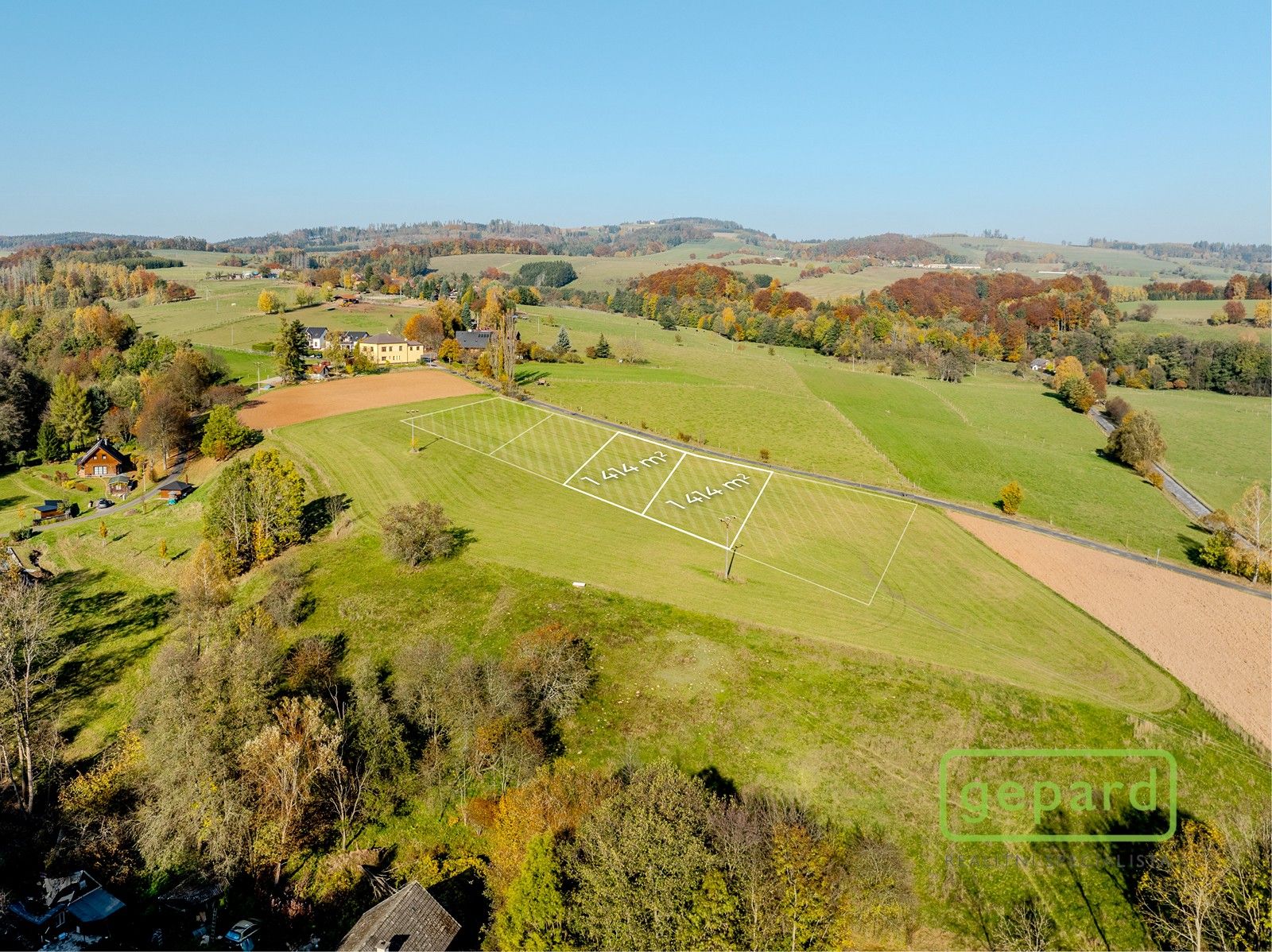 Pozemek pro bydlení, 1 414 m²