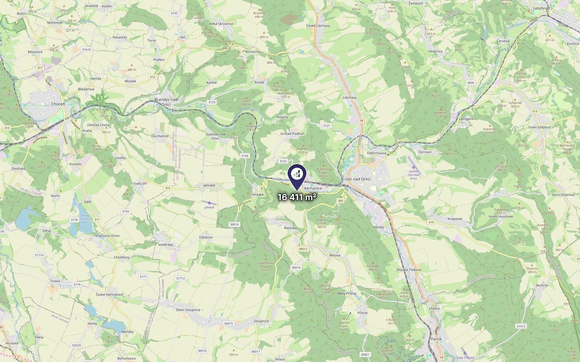 Louka · 6 154 m² · Ústí nad Orlicí - 3