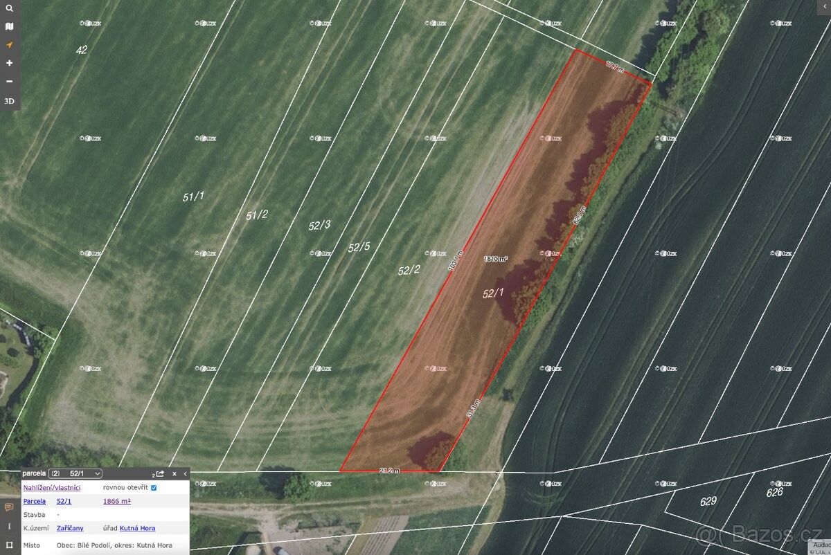 Prodej pozemek pro bydlení - Čáslav, 286 01