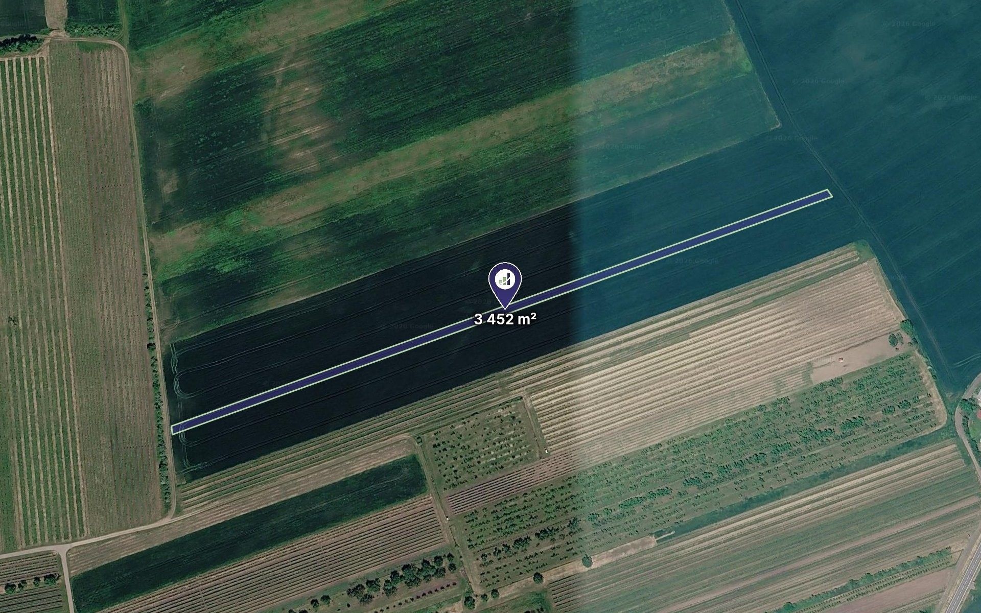 Zemědělské pozemky, Velké Pavlovice, 3 452 m² - 1