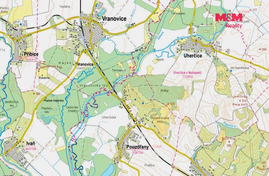 Pozemky pro bydlení, Uherčice u Hustopečí, 691 62 - 2