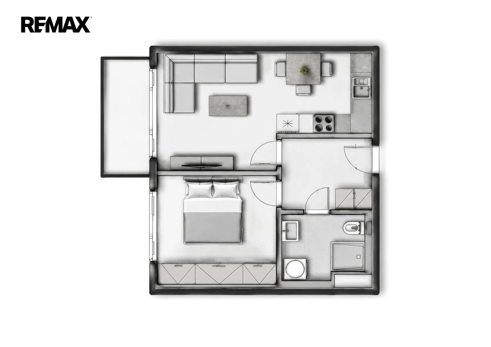 Prodej byt 2+kk - Kolín, 47 m² - 5