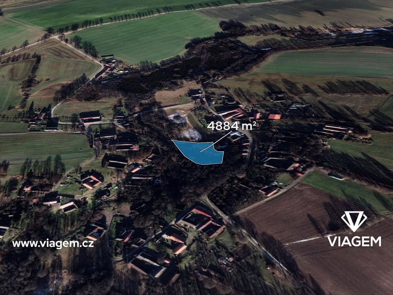 Zemědělský pozemek, 4 884 m²