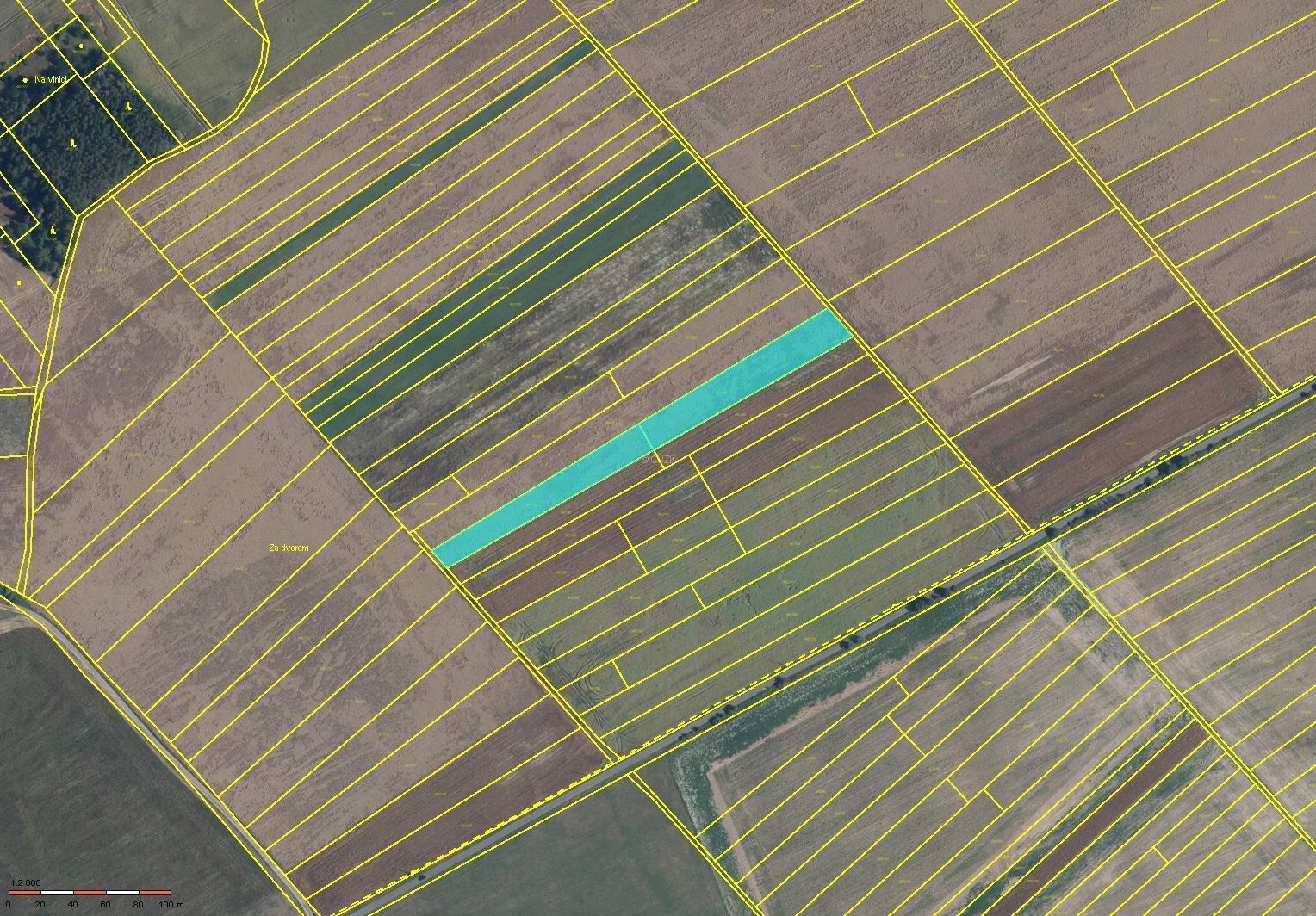 Zemědělské pozemky, Malá Hraštice, 1 949 m²