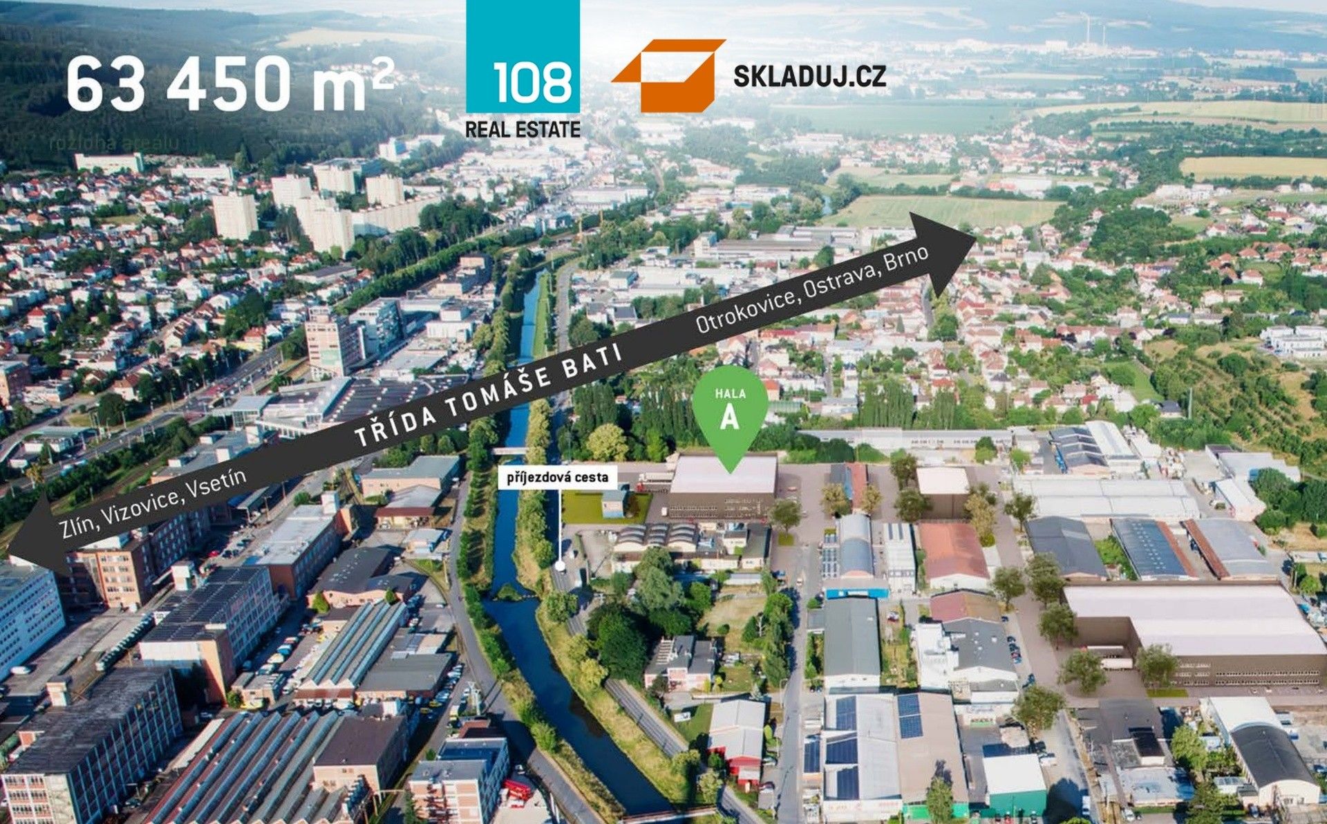 Sklad · 3 300 m² · Rybníky IV 326, Zlín Prštné - 4