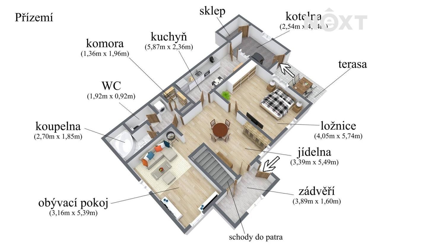 Prodej rodinný dům - Pnětluky Konětopy, 175 m² - 5