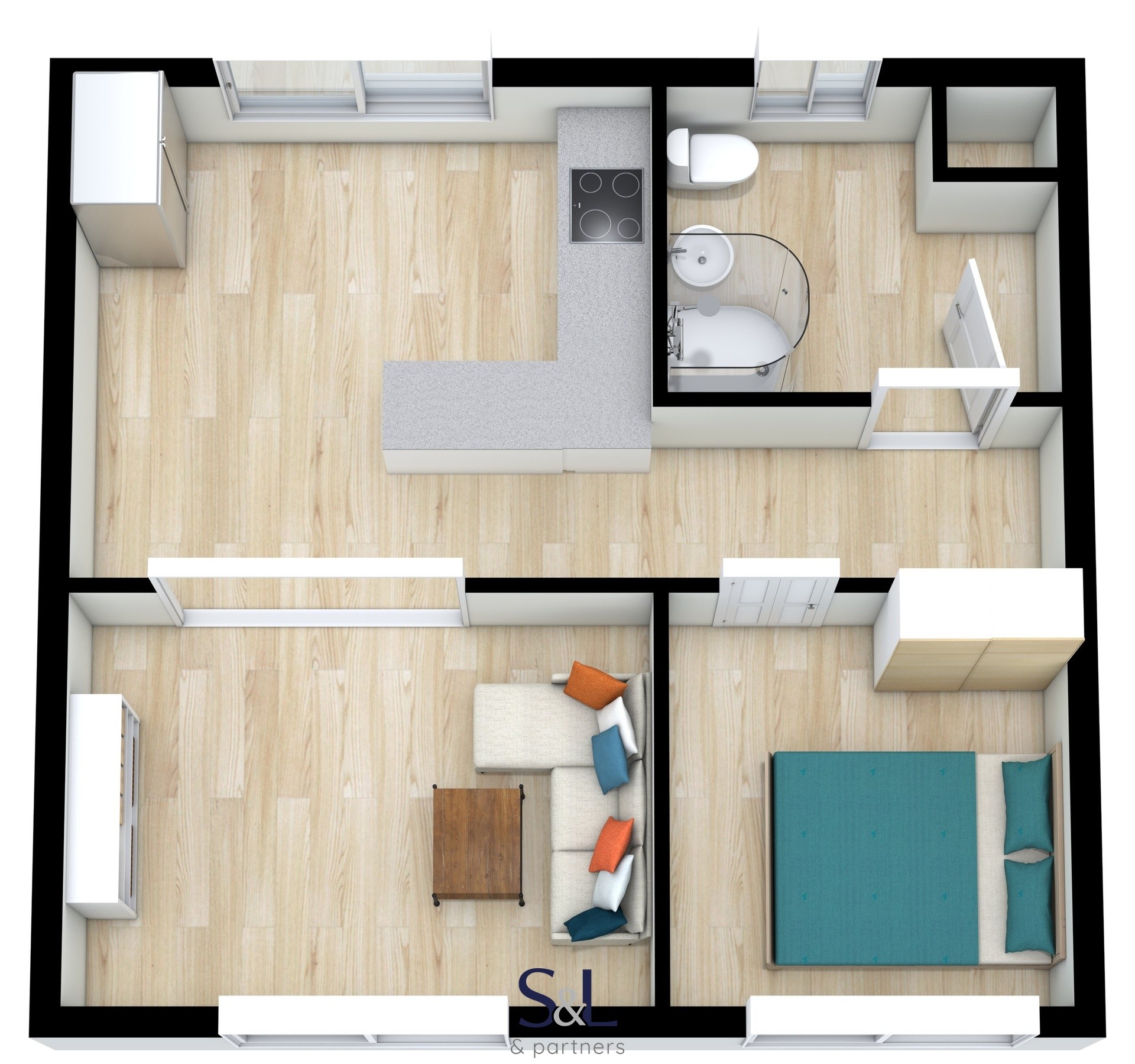 Byt 2+1 · 51 m² · U tržnice, Kladno Kročehlavy - 4