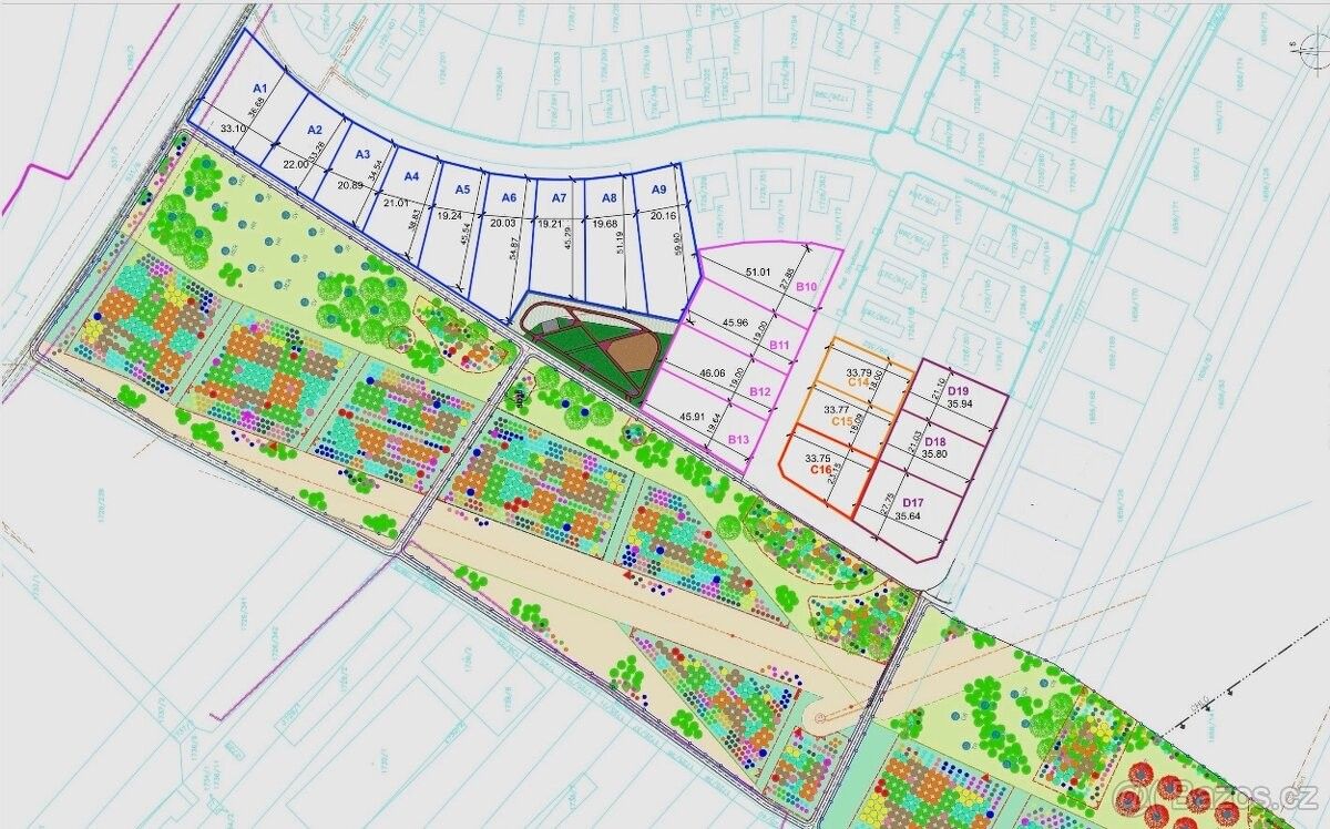 Prodej pozemek pro bydlení - Hrušovany u Brna, 664 62