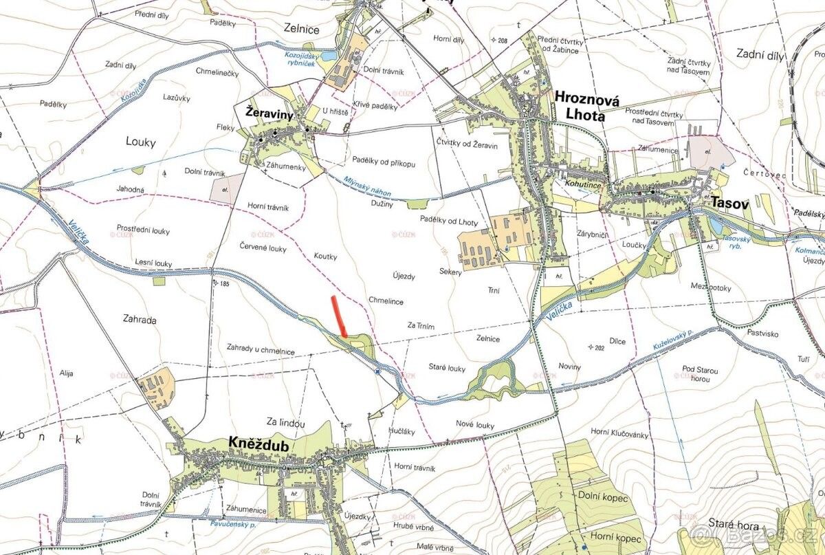 Prodej pozemek pro bydlení - Kněždub, 696 64