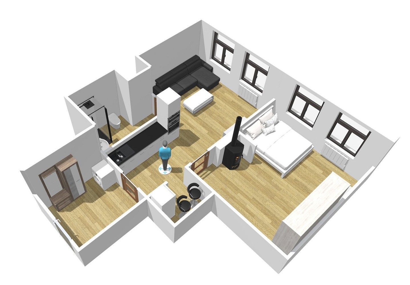 Byt 2+kk · 45 m² · Stříbro, okres Tachov, Plzeňský kraj - 3