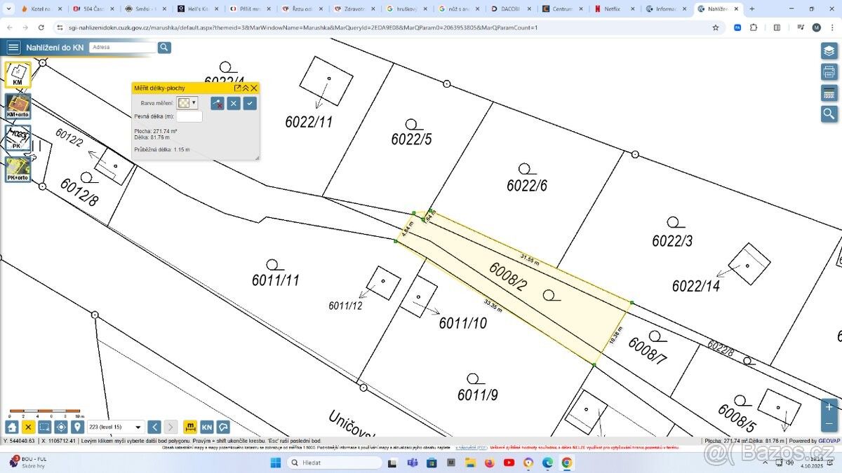 Zahrady, Šternberk, 785 01