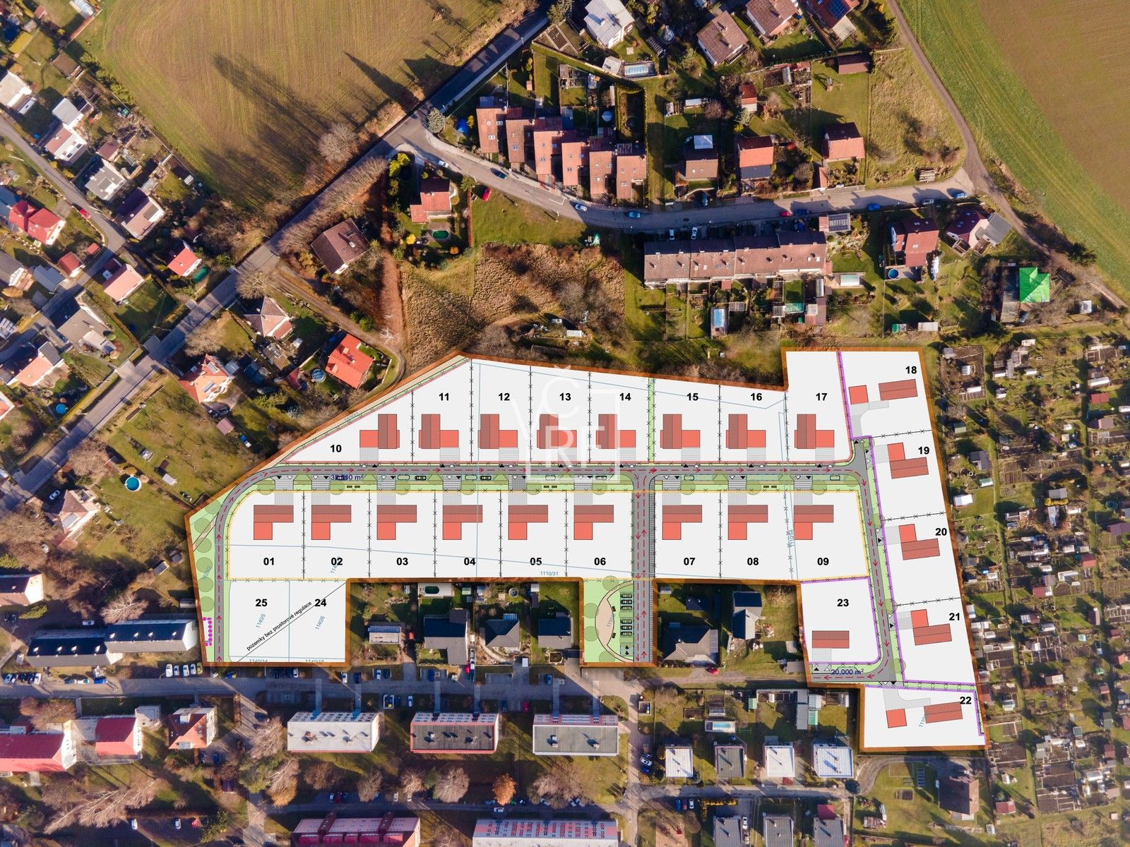 Prodej pozemek pro bydlení - Jugoslávská, Vamberk, 20 m²