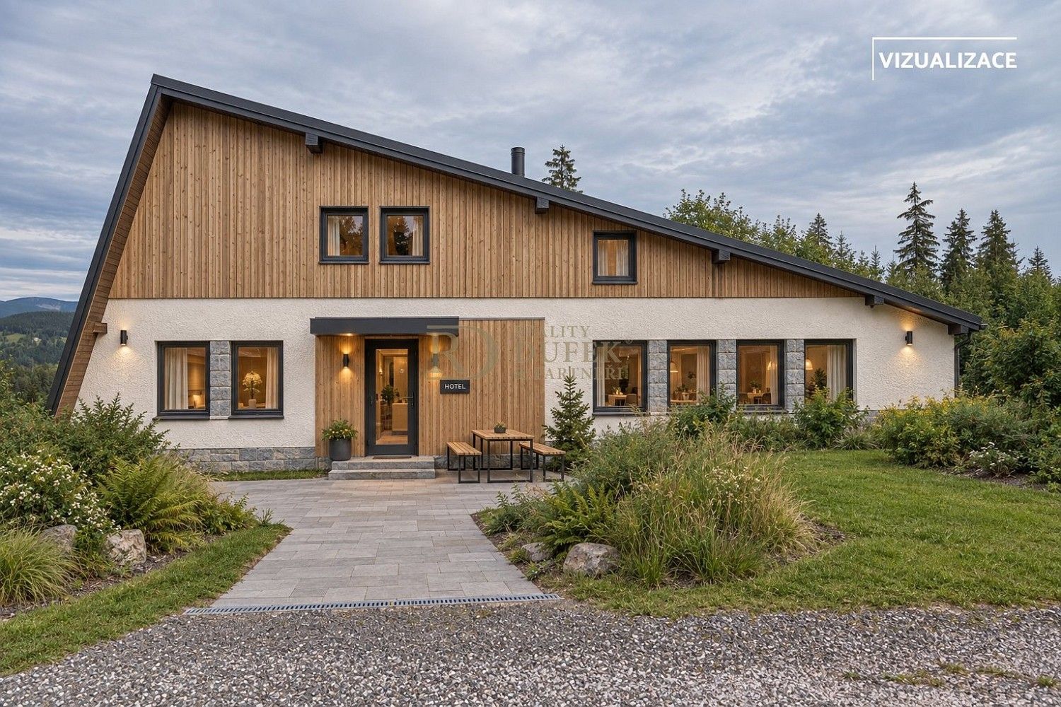 Ubytovací zařízení, Jestřabí v Krkonoších - Křížlice, okres Semily, Liberecký kraj, 450 m² - 2