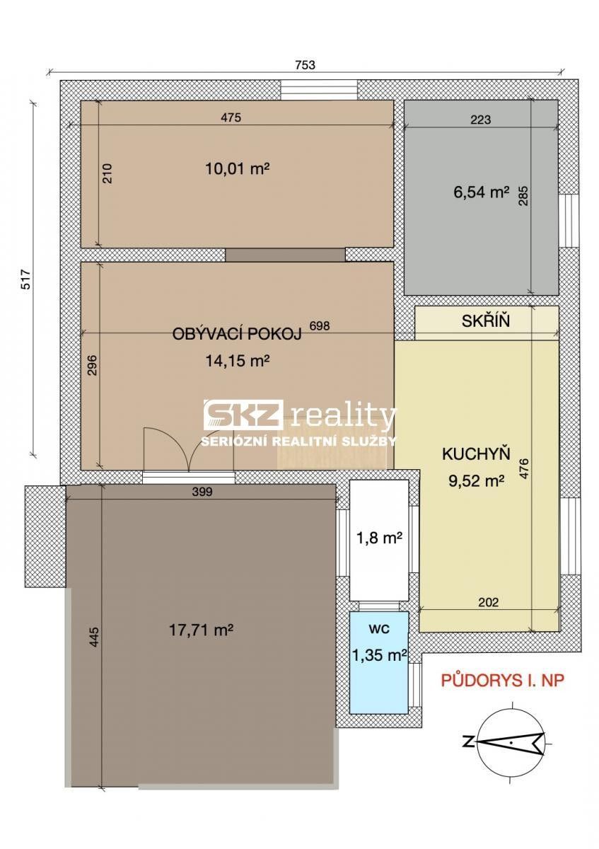Chaty, Šluknov, 86 m² - 2