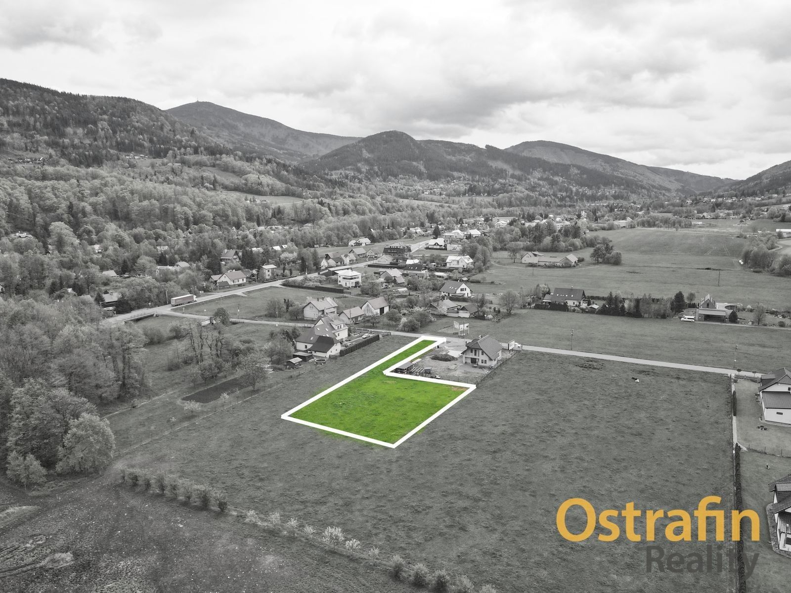 Prodej pozemek pro bydlení - Ostravice, 1 275 m²