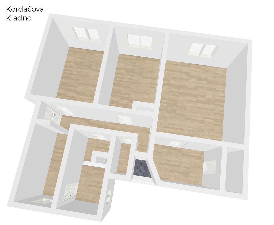 Byt 3+1 · 76 m² · Kordačova, Kladno - 4