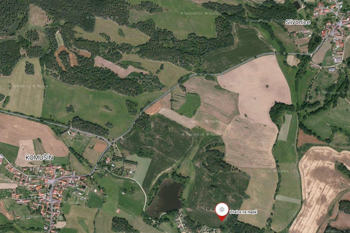 Zahrady, Slivonice, Velký Bor, 3 741 m² - 2