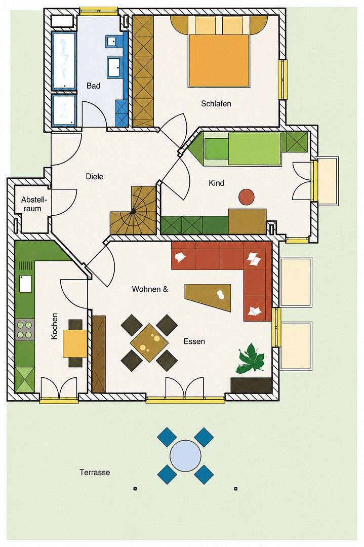 3+1, Schwabhausen Schwabhausen Bayern 85247, 72 m² - 2