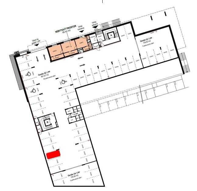 Pronájem garáž - Praha, 150 00