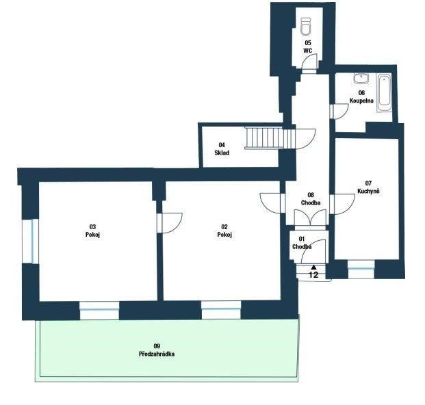 Prodej byt 2+1 - U Pekáren, Praha, 91 m²
