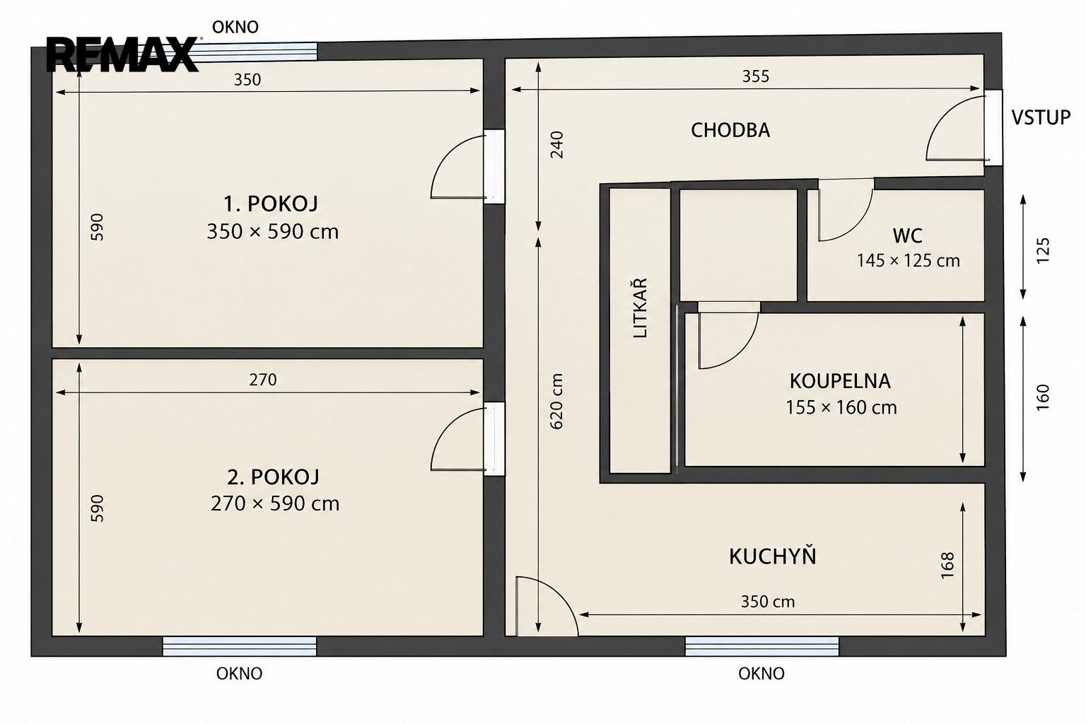 Byt 2+1 · 65 m² · Liškova 630, Praha Kamýk - 3