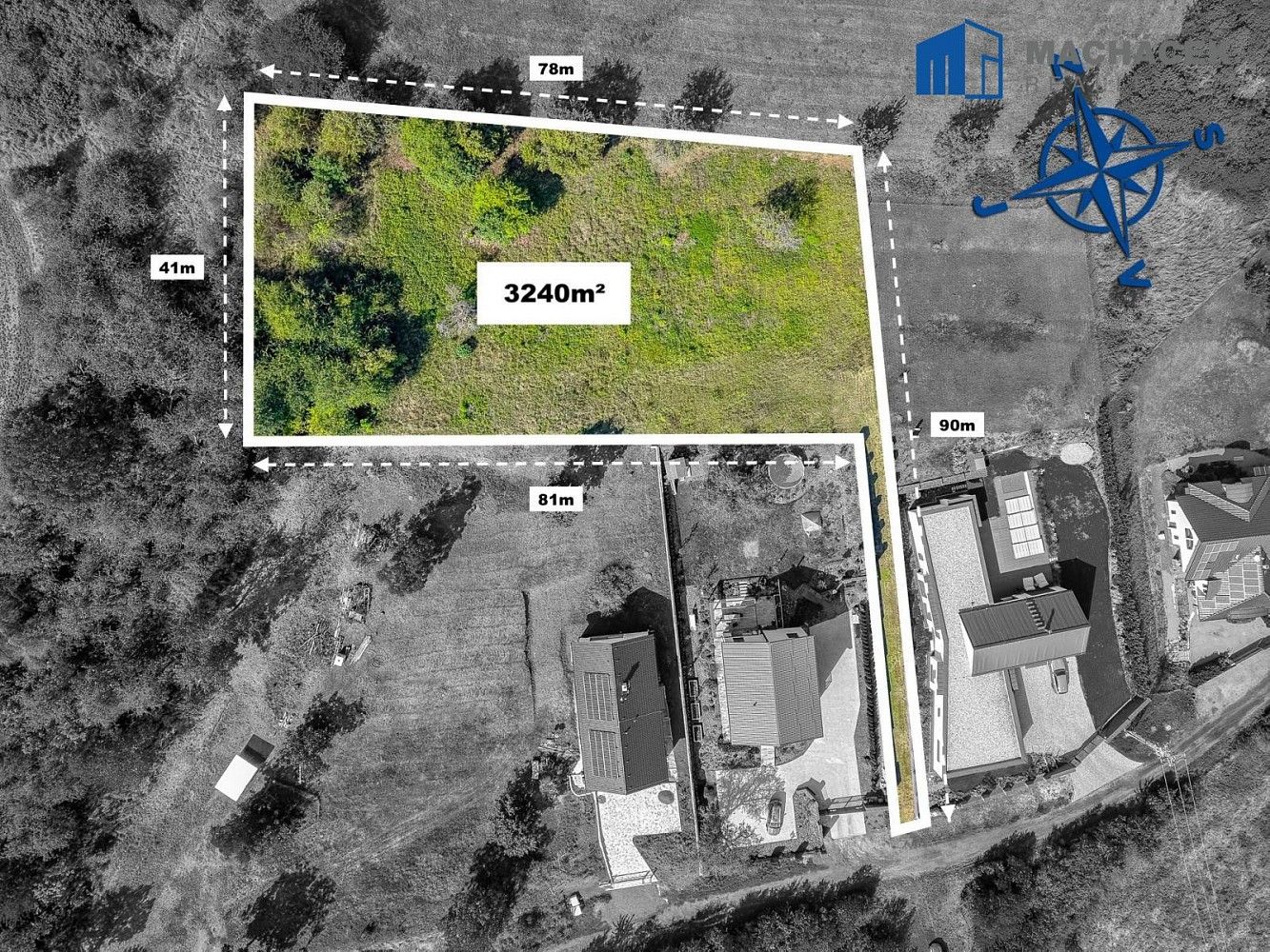 Pozemek pro bydlení, 3 240 m²