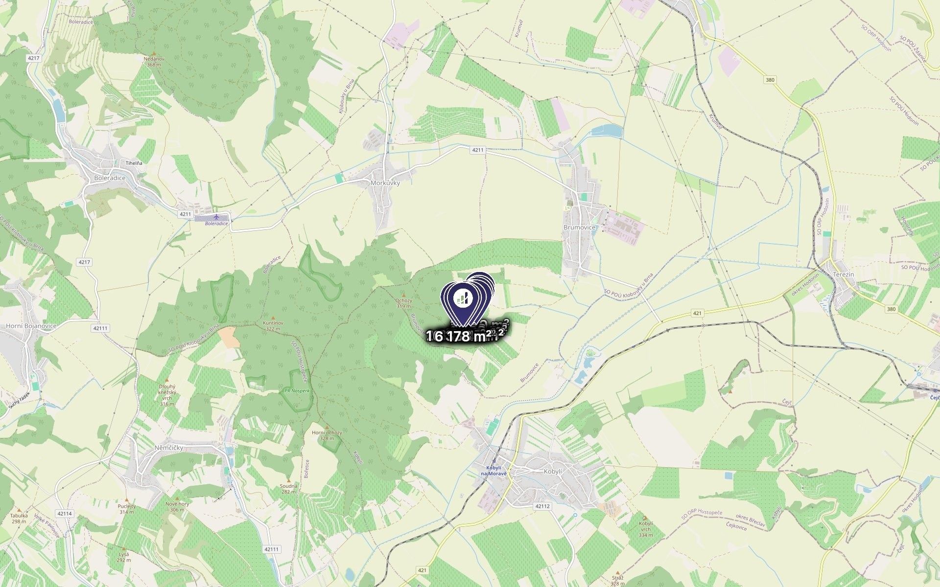 Zemědělský pozemek · 75 727 m² · Brumovice - 3