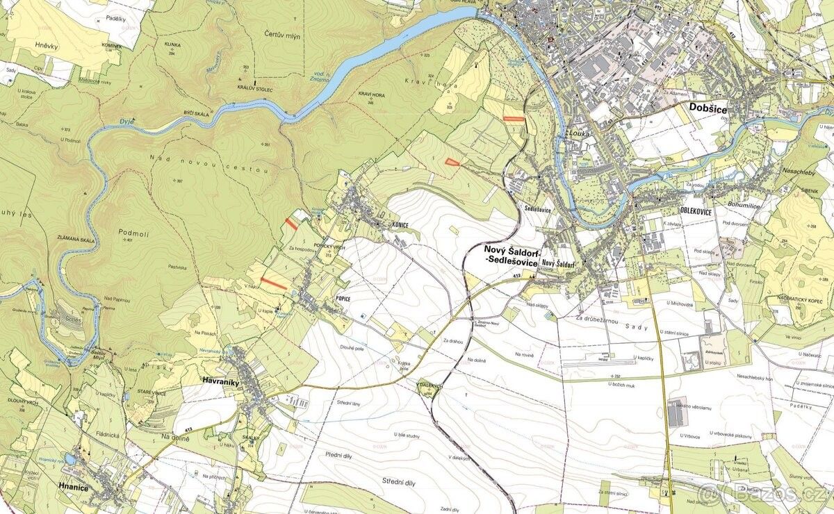 Prodej pozemek pro bydlení - Nový Šaldorf-Sedlešovice, 671 81