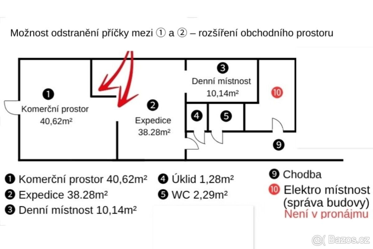 Obchodní prostory, Praha, 148 00