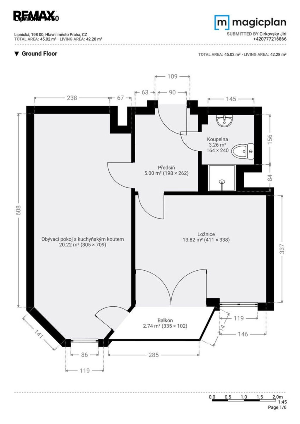Byt 2+kk · 42 m² · Lipnická 1450, Praha Kyje - 4