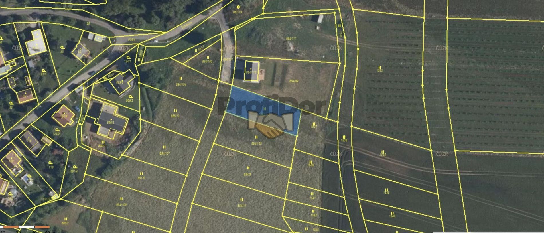 Pozemek pro bydlení · 916 m² · Zlín Lužkovice - 3