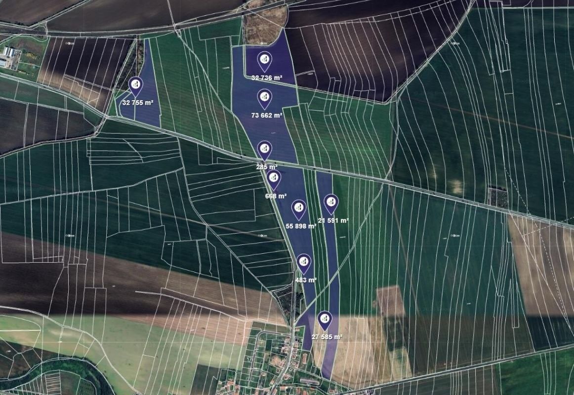 Zemědělské pozemky, Nymburk, 72 776 m²