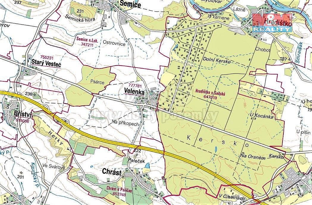 Prodej zahrada - Velenka, okres Nymburk, Středočeský kraj - 5