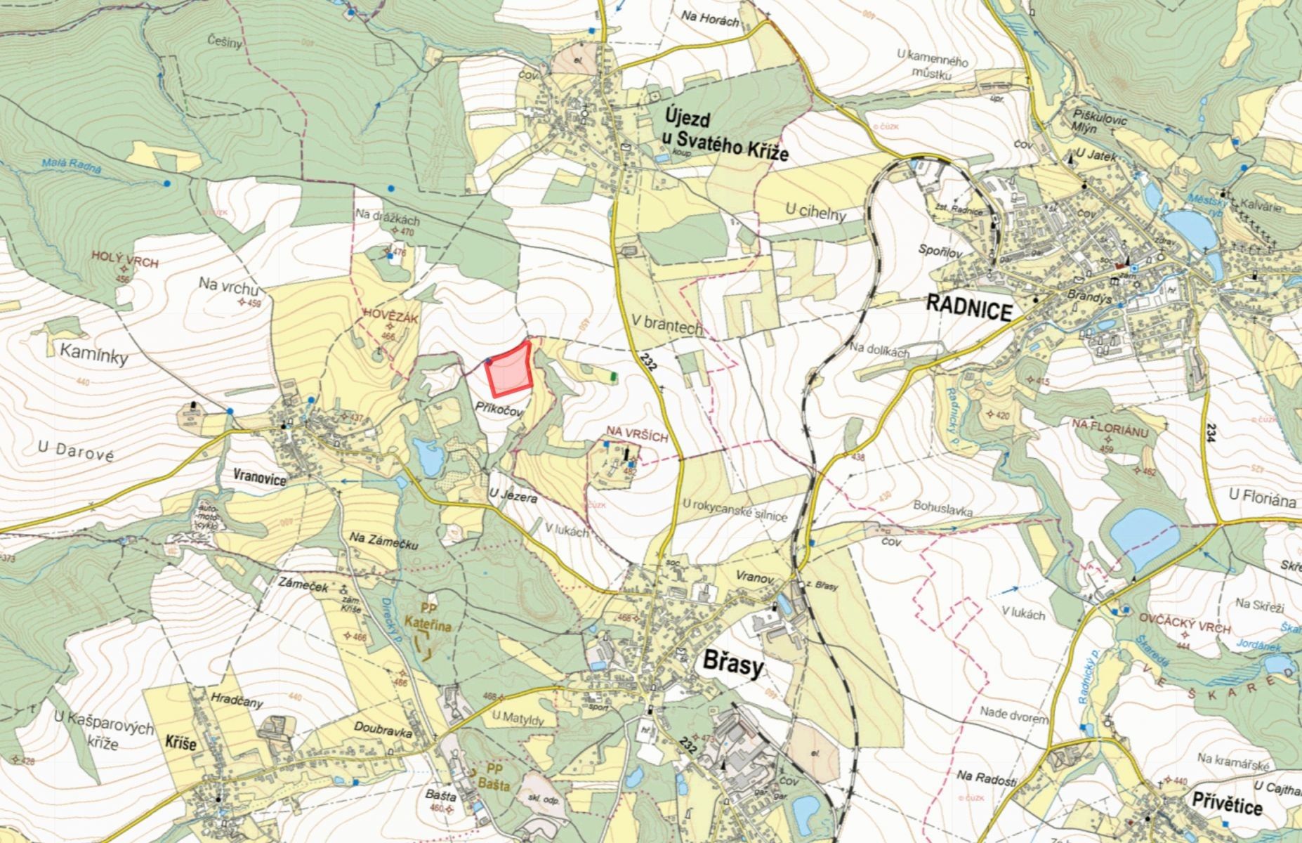 Zemědělský pozemek · Břasy Vranovice - 2