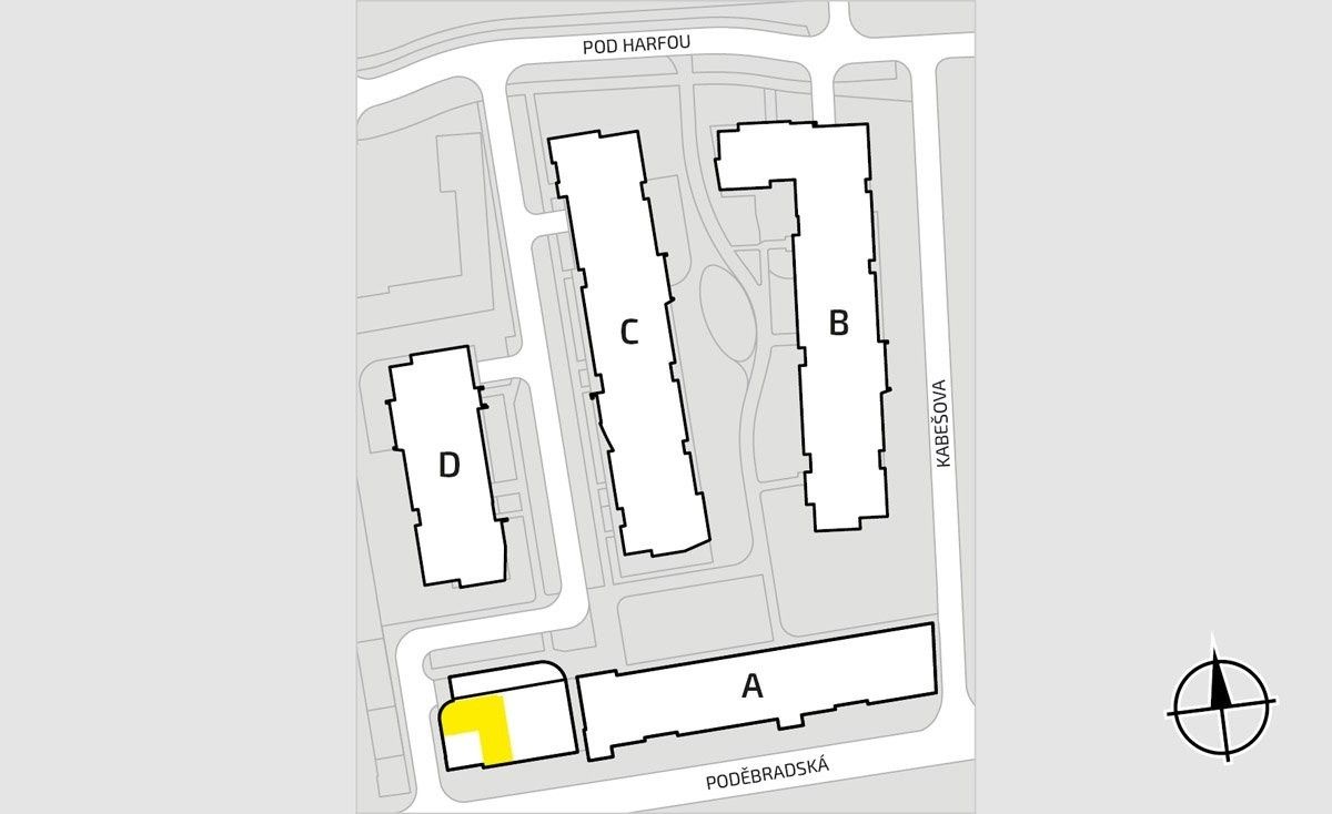 Obchodní prostory, Poděbradská 173, Praha Vysočany, 192 m² - 2